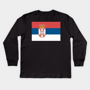 Serbia Kids Long Sleeve T-Shirt